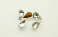Machine Cut Pear Shapes  13mm x 7.8mm Crystal  1/2 Gross For