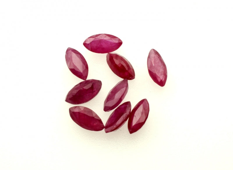 Genuine Ruby  6 x 3mm  10 Pieces For
