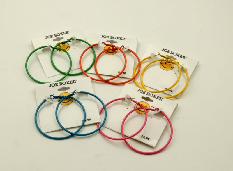 Hoop Earrings  1 Dozen Pair For