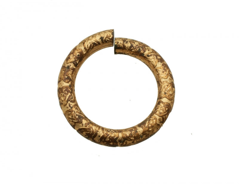 Brass Embossed hoop  38mm   48 For