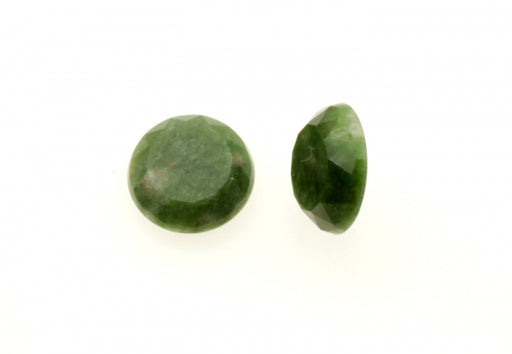 Wyoming Jade Flat Back  11mm  12 Pieces For