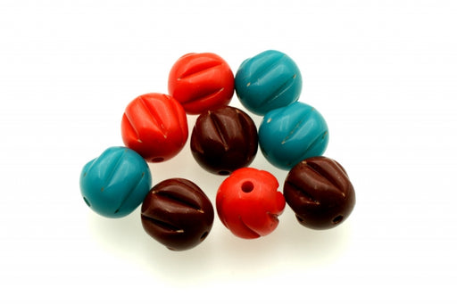Plastic Bead Mix  10mm  5 Gross For