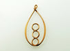 Pendant  49mm x 23mm  48 Pieces For