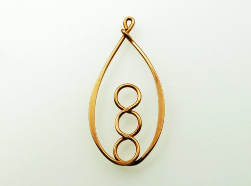 Pendant  49mm x 23mm  48 Pieces For