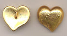 Gold plated heart pendant.    1/2 gross for