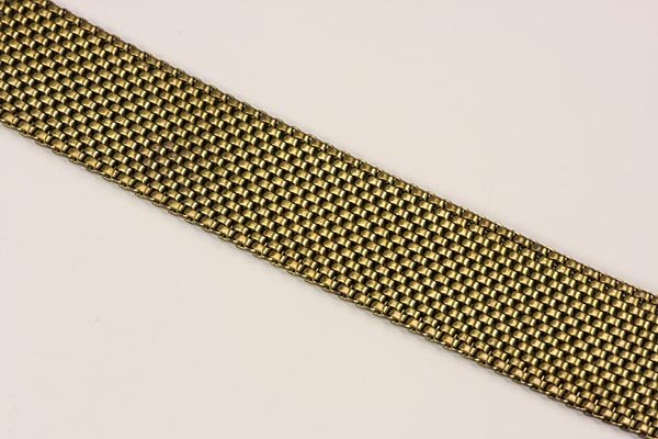 Mesh Chain Brass  16mm wide  65 feet for